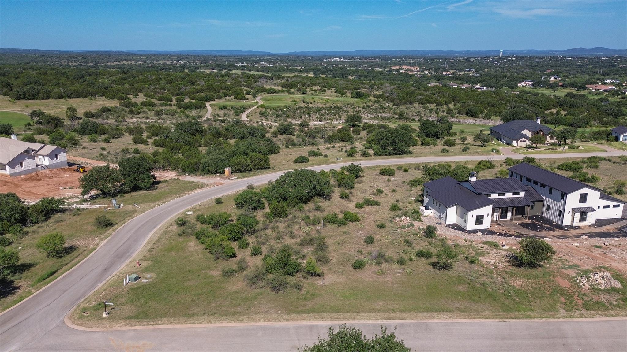 Aerial view of property and surrounding area