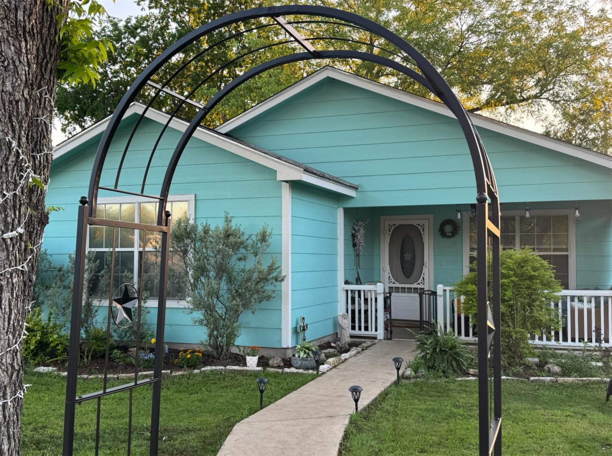 Exterior featuring a front walkway, established l