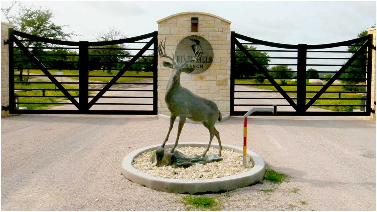 View of gate