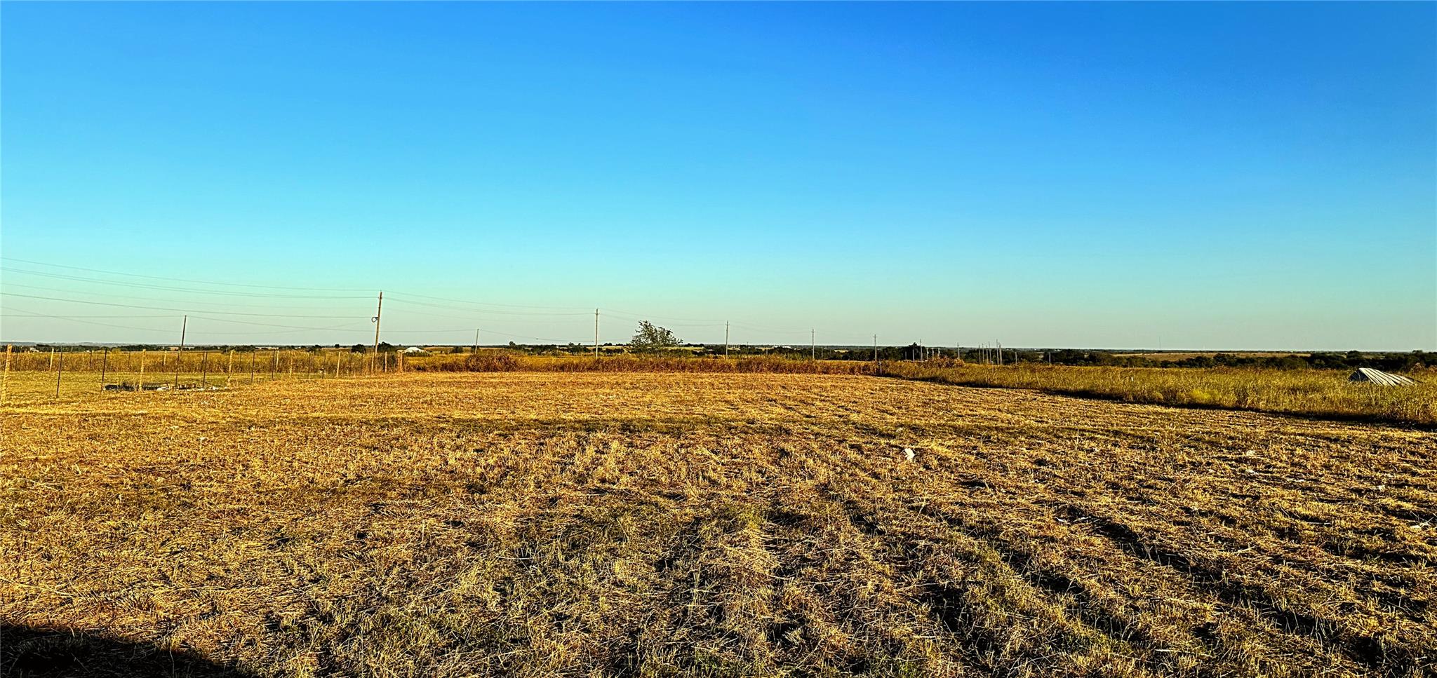 View of yard featuring a view of countryside