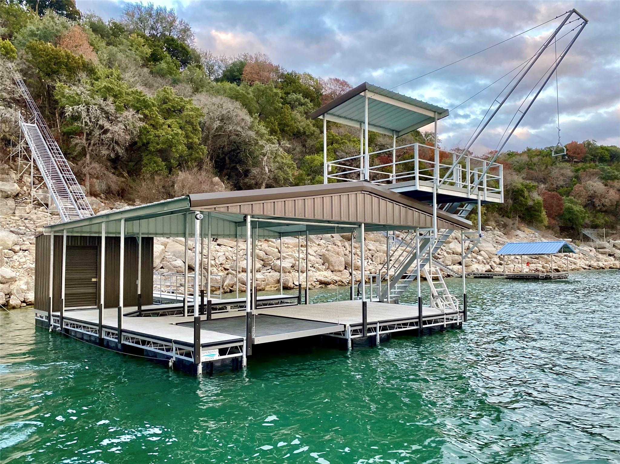 Boasting direct lake access with a multi-level do