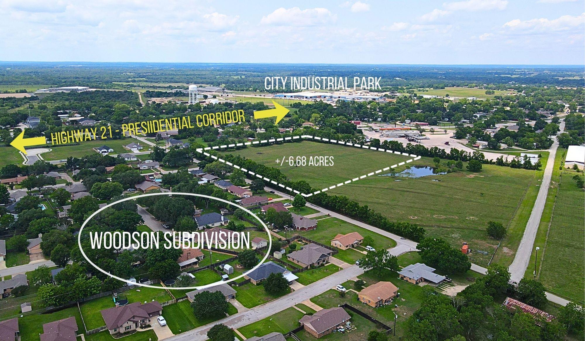 Aerial overview of property's location featuring 