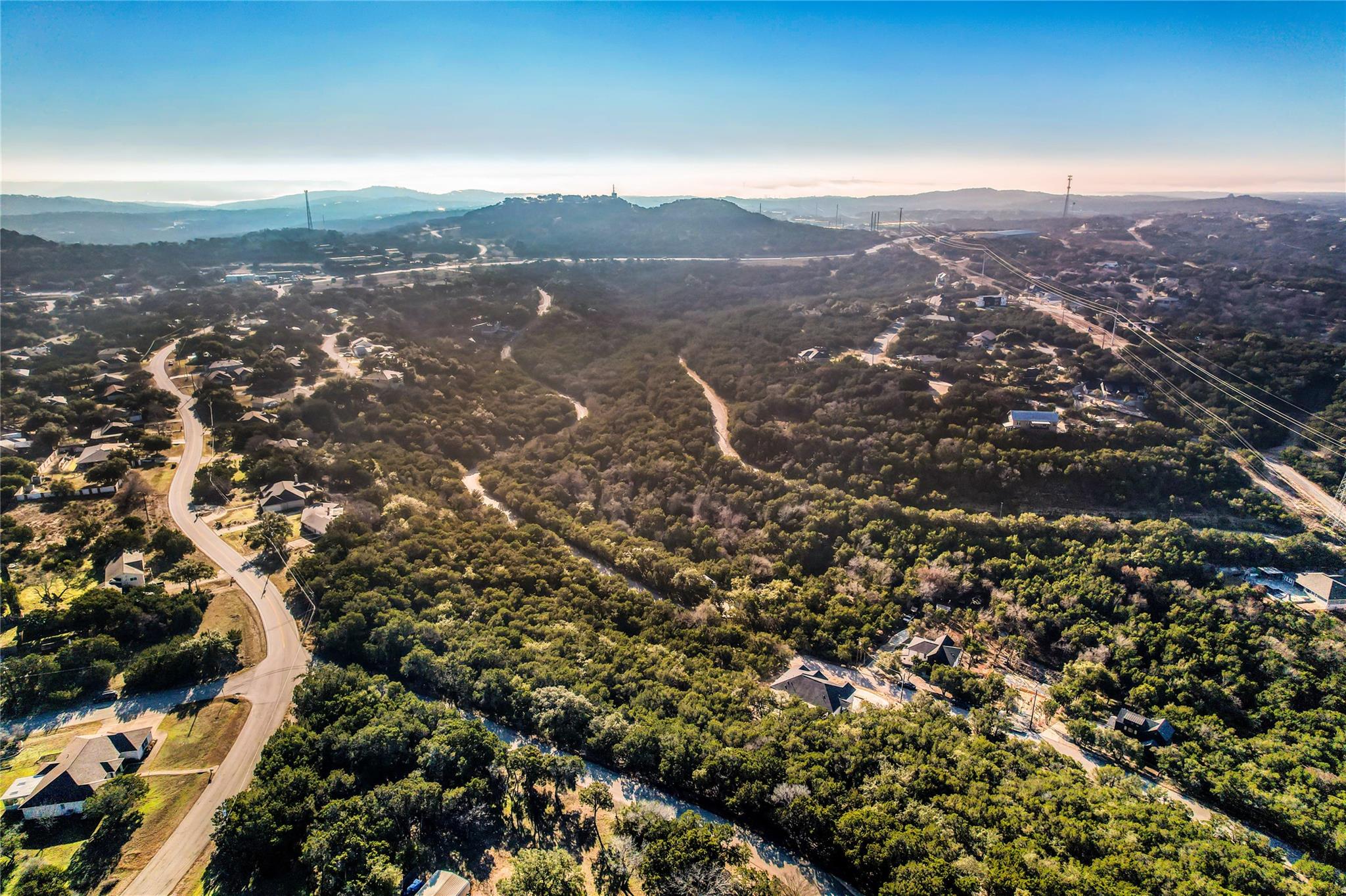 Bird's eye view of mountains