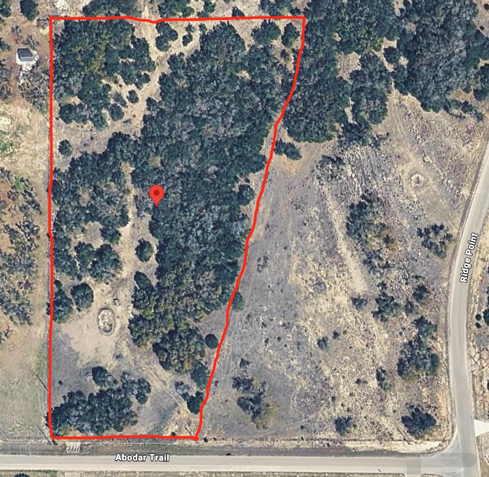 Map / location featuring property parcel outlined