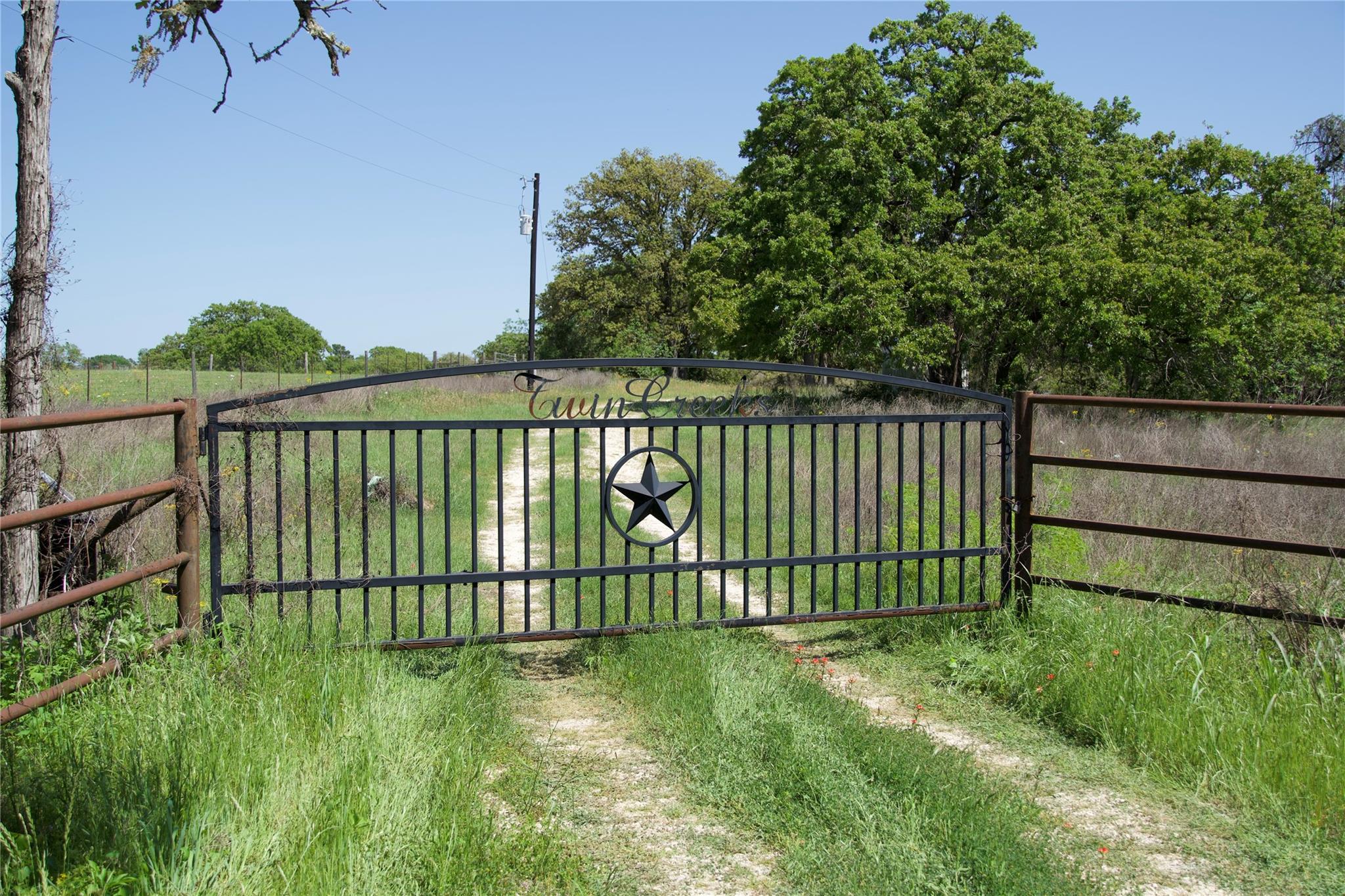 Gate with a balcony