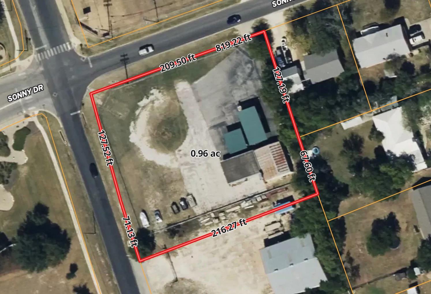 Map of property location featuring property bound