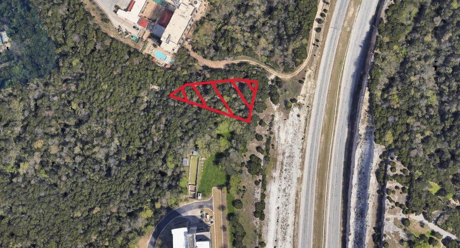 Aerial overview of property's location