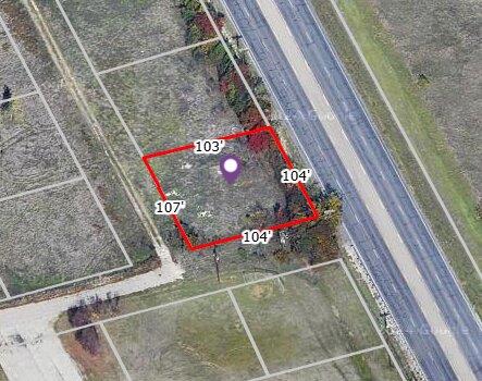 Map / location featuring property parcel outlined