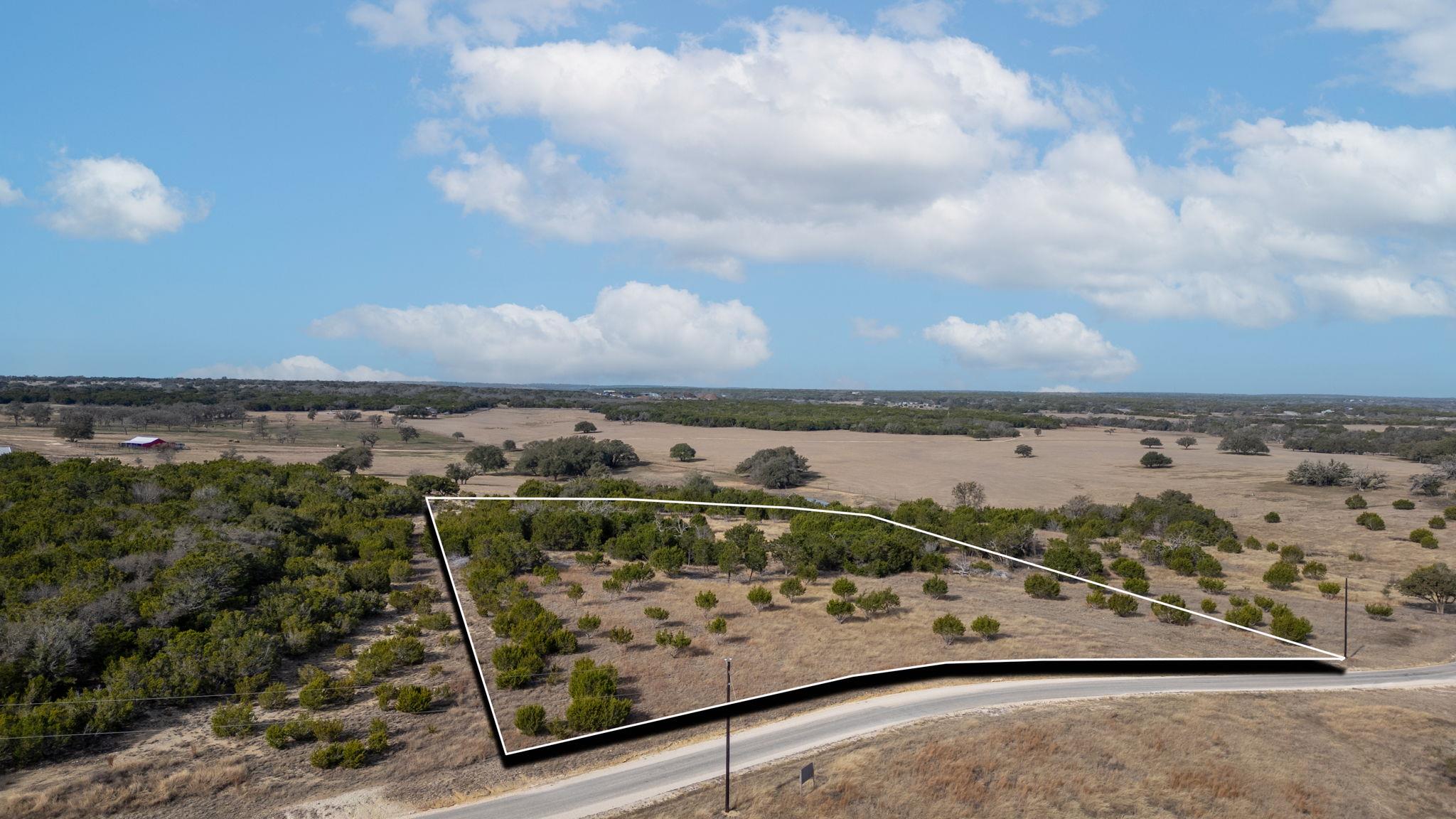 Overview of rural landscape featuring property pa