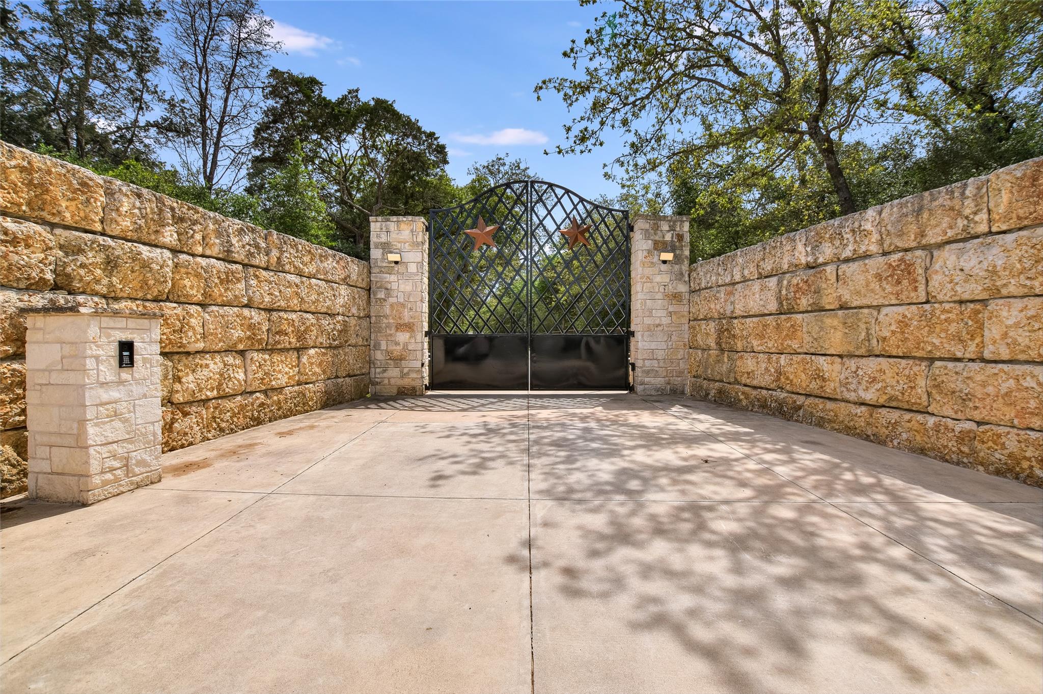 View of gate