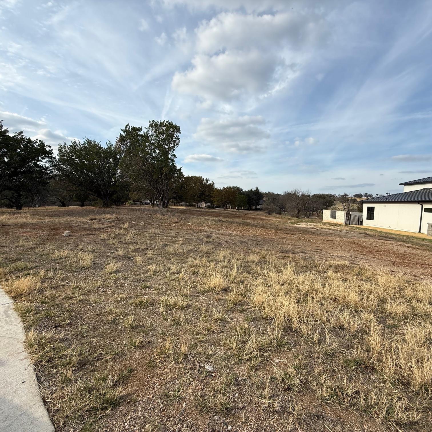 View of yard featuring a view of countryside