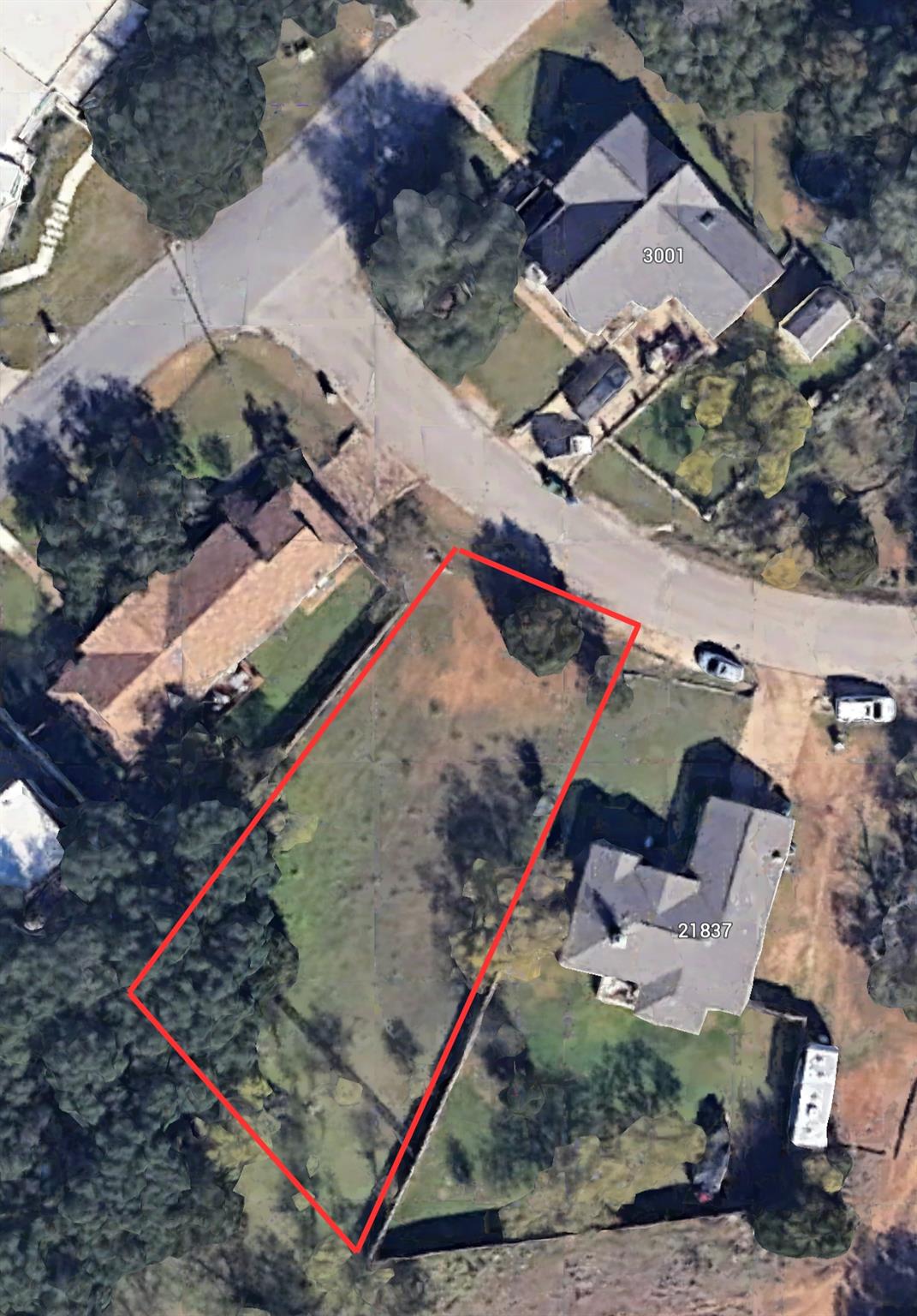Map / location with property boundaries highlight