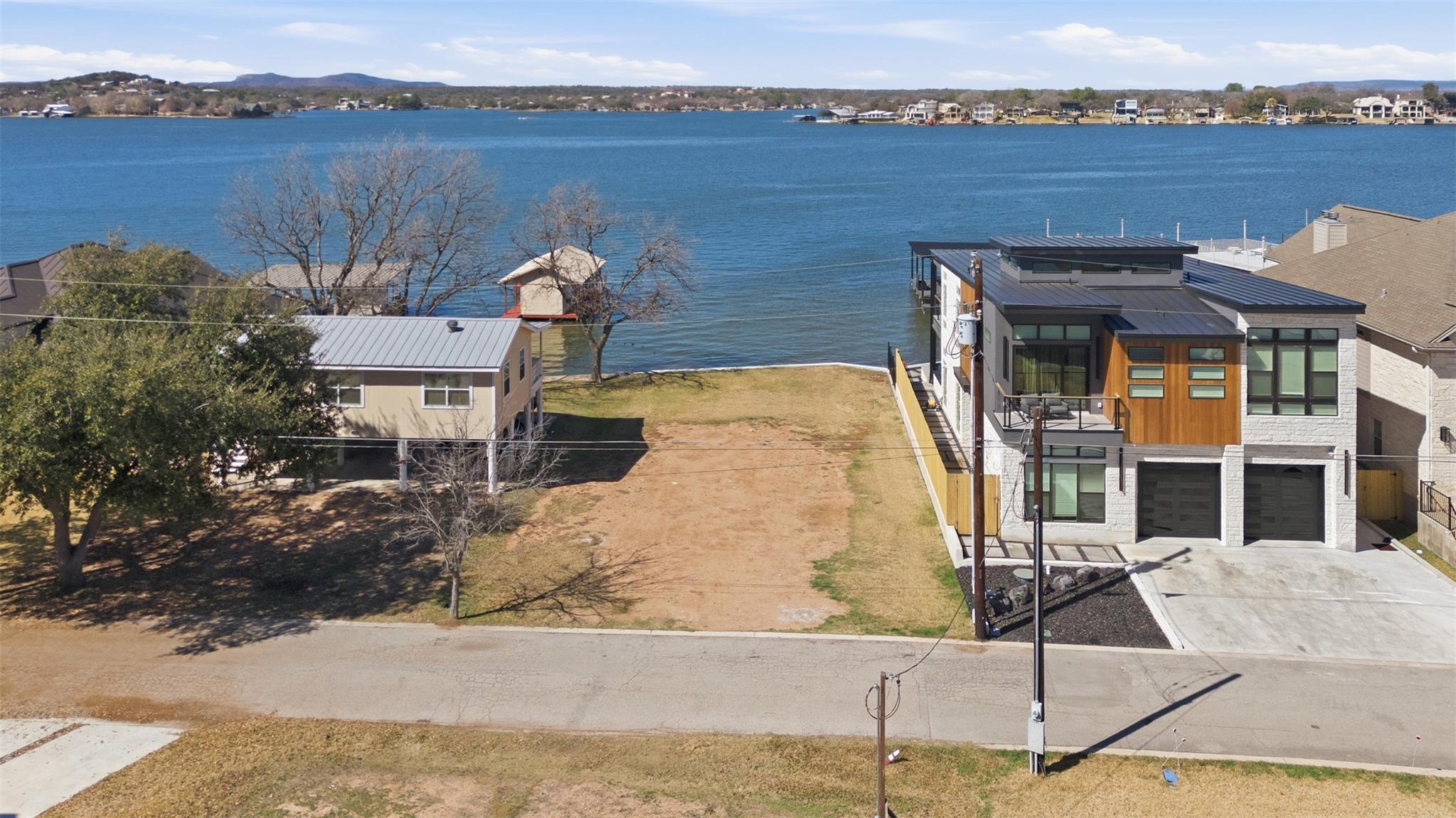 View of subject property featuring a nearby body 