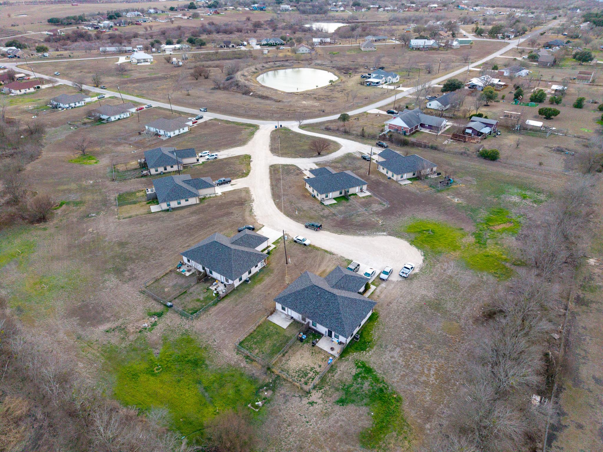 Aerial overview of property's location with nearb