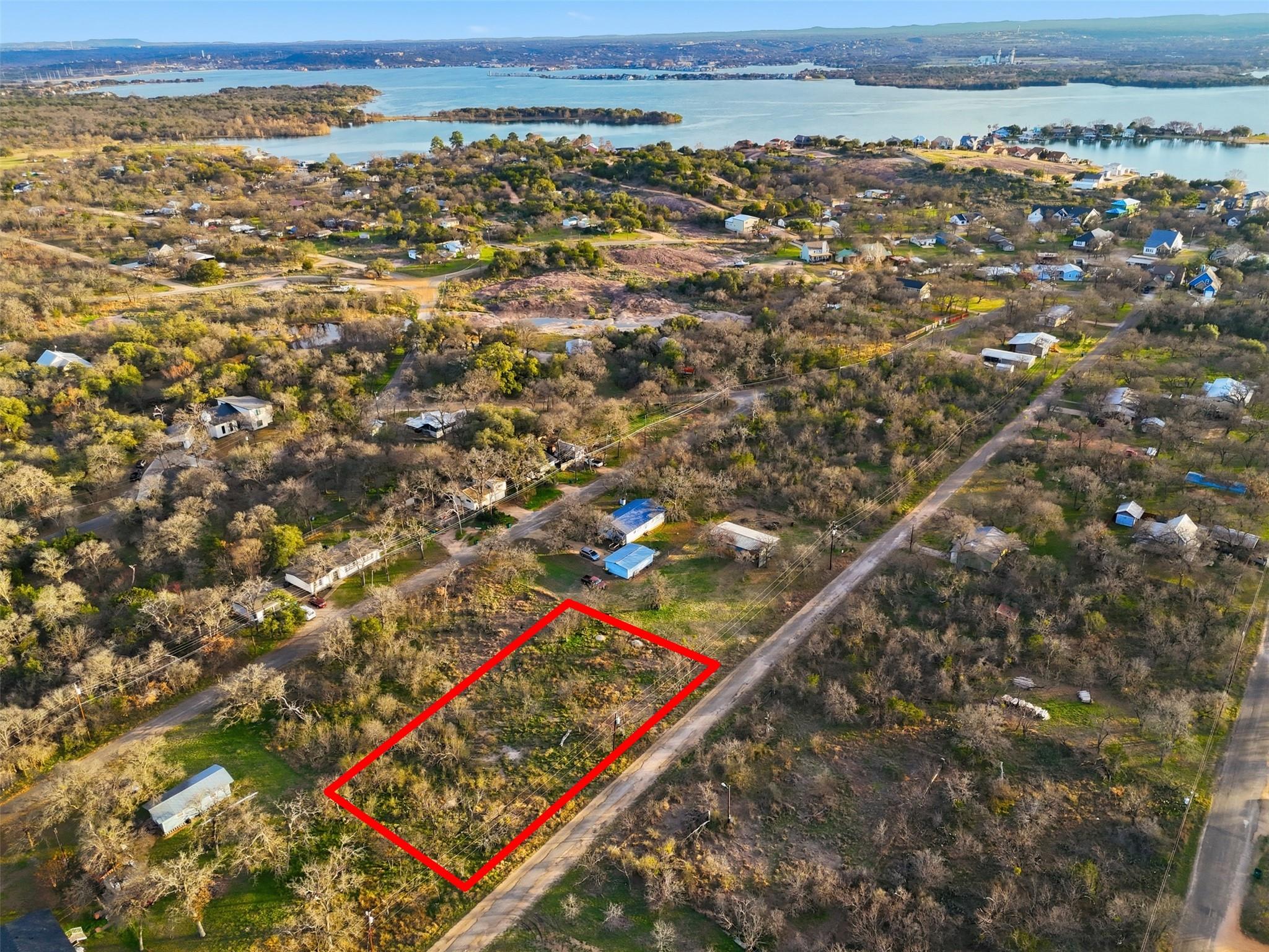 Aerial view of property's location featuring prop