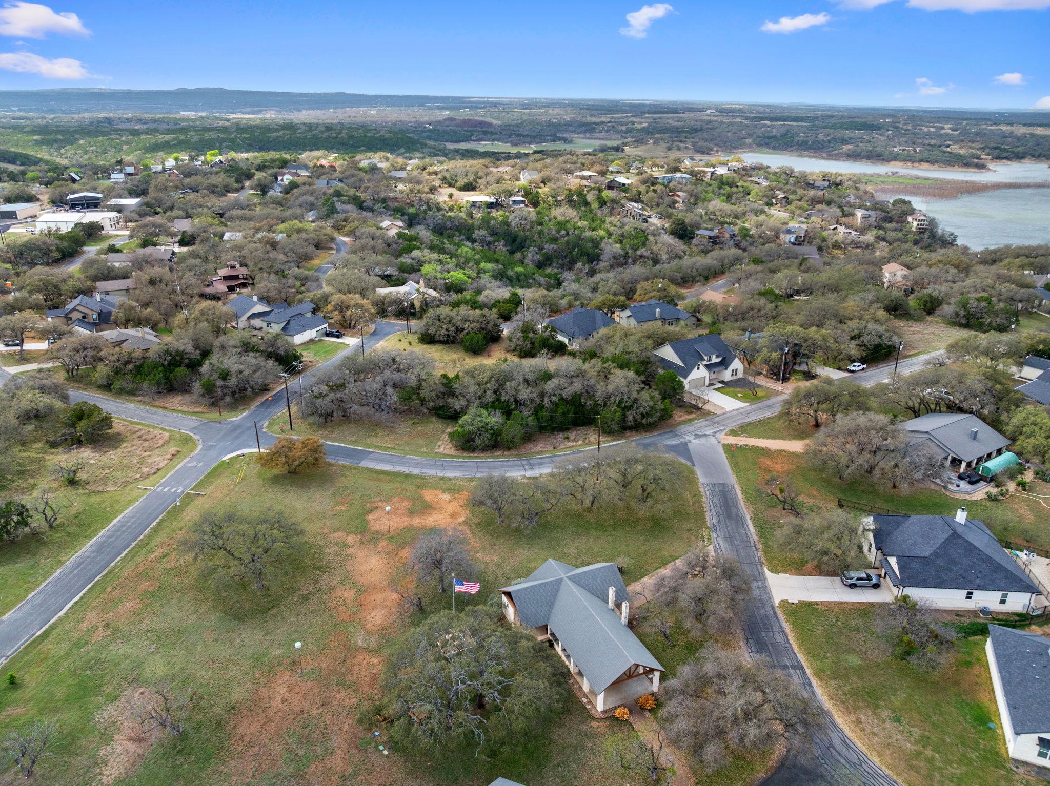 Aerial view of property's location featuring near