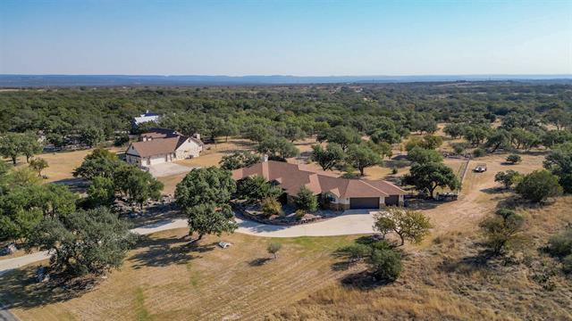 Drone / aerial view of a heavily wooded area