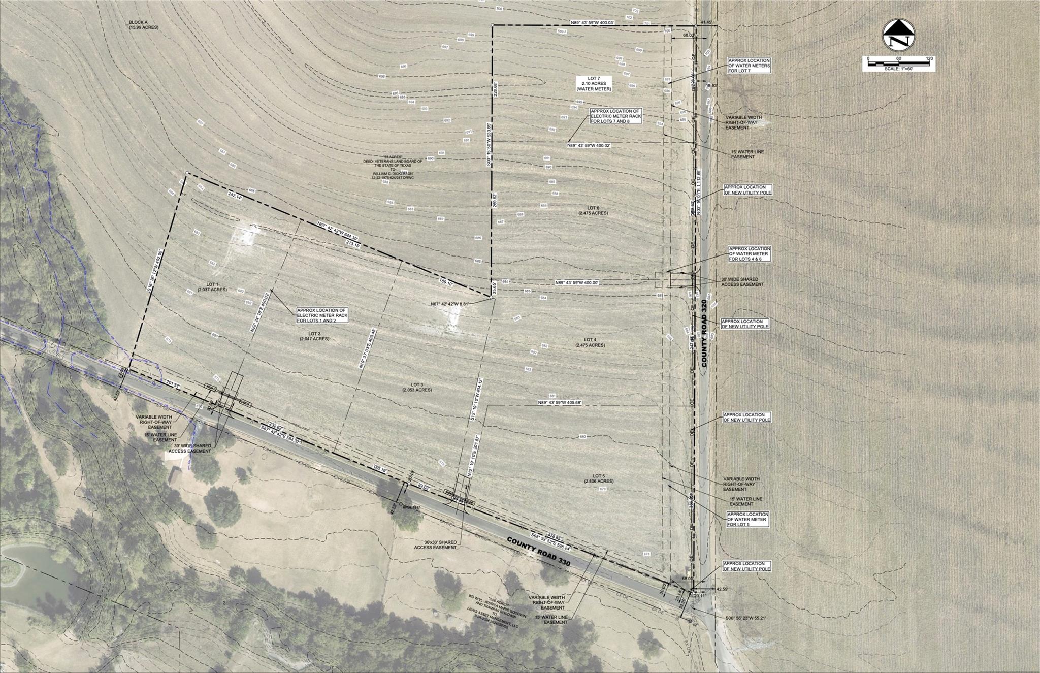 Visualize your property with this detailed plat m