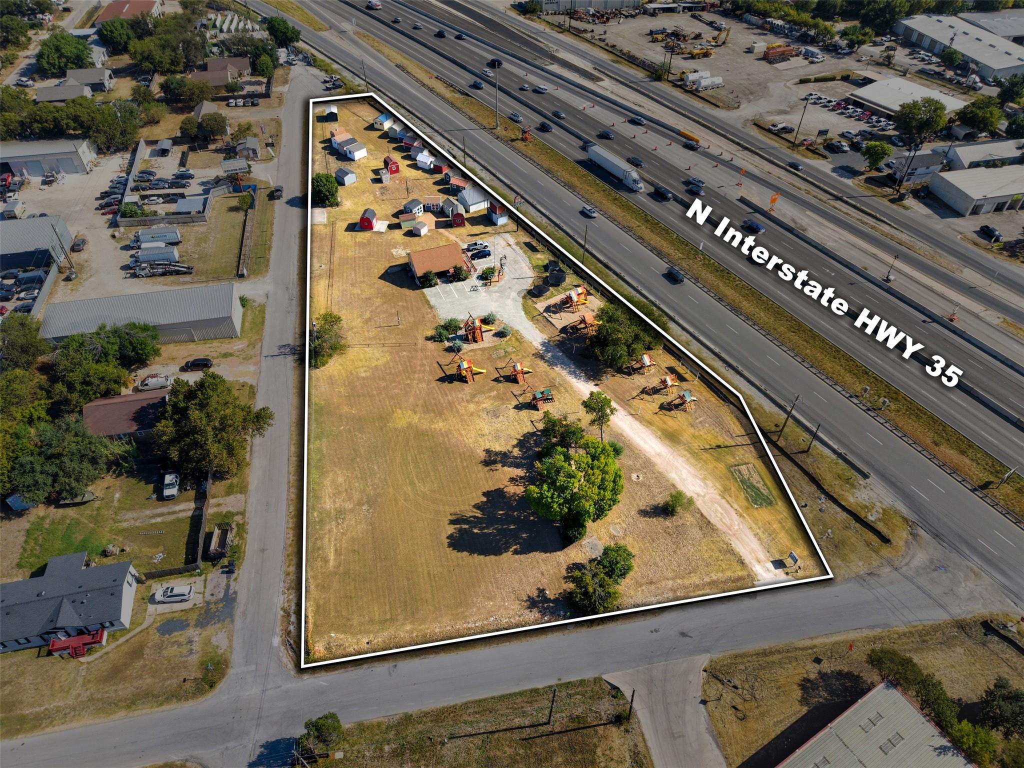 Expansive property featuring direct interstate fr