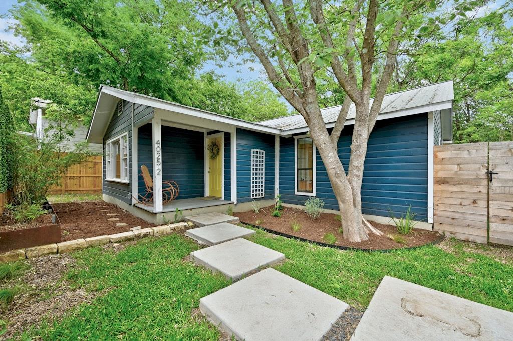 View of front of property with a metal roof