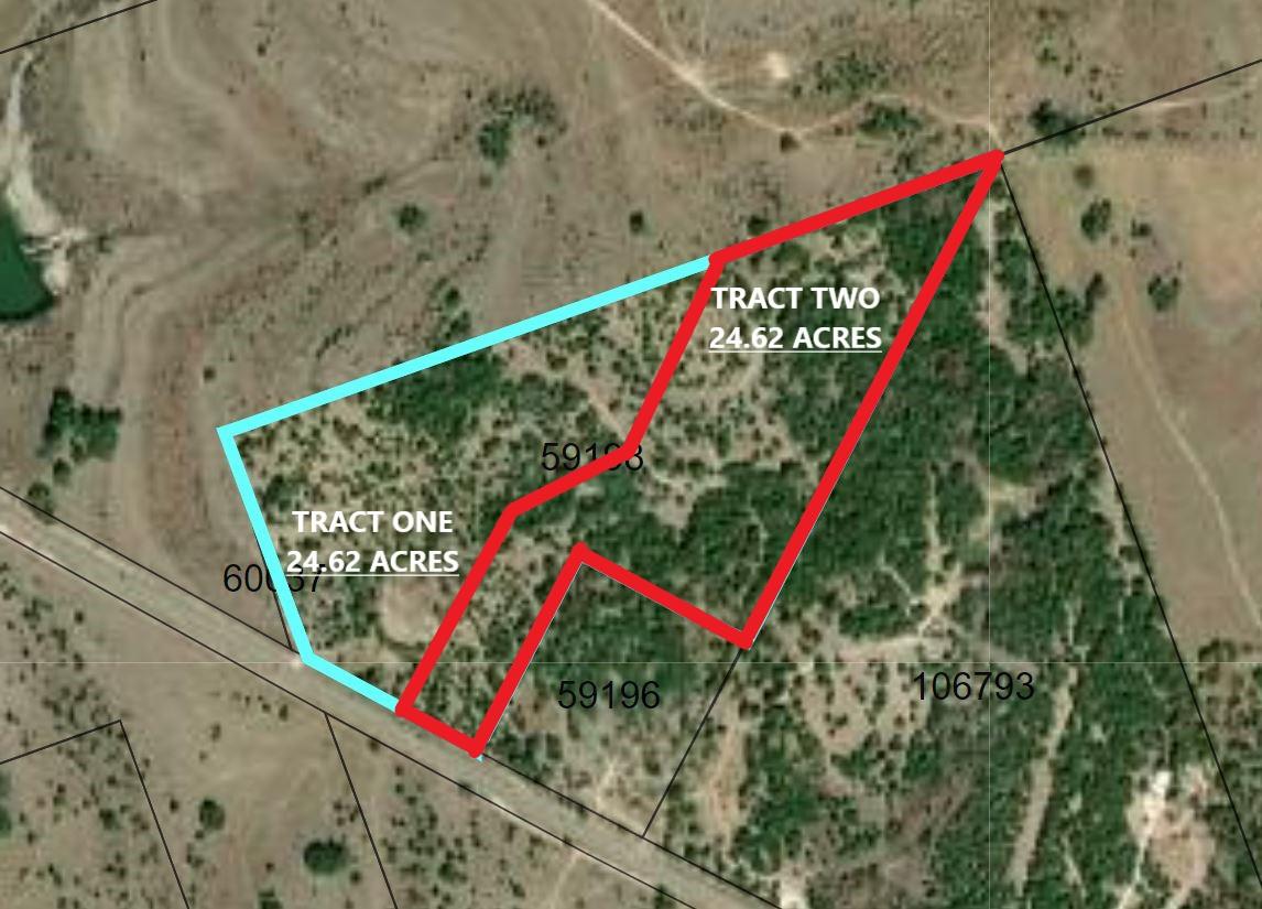 Map / location with property parcel outlined