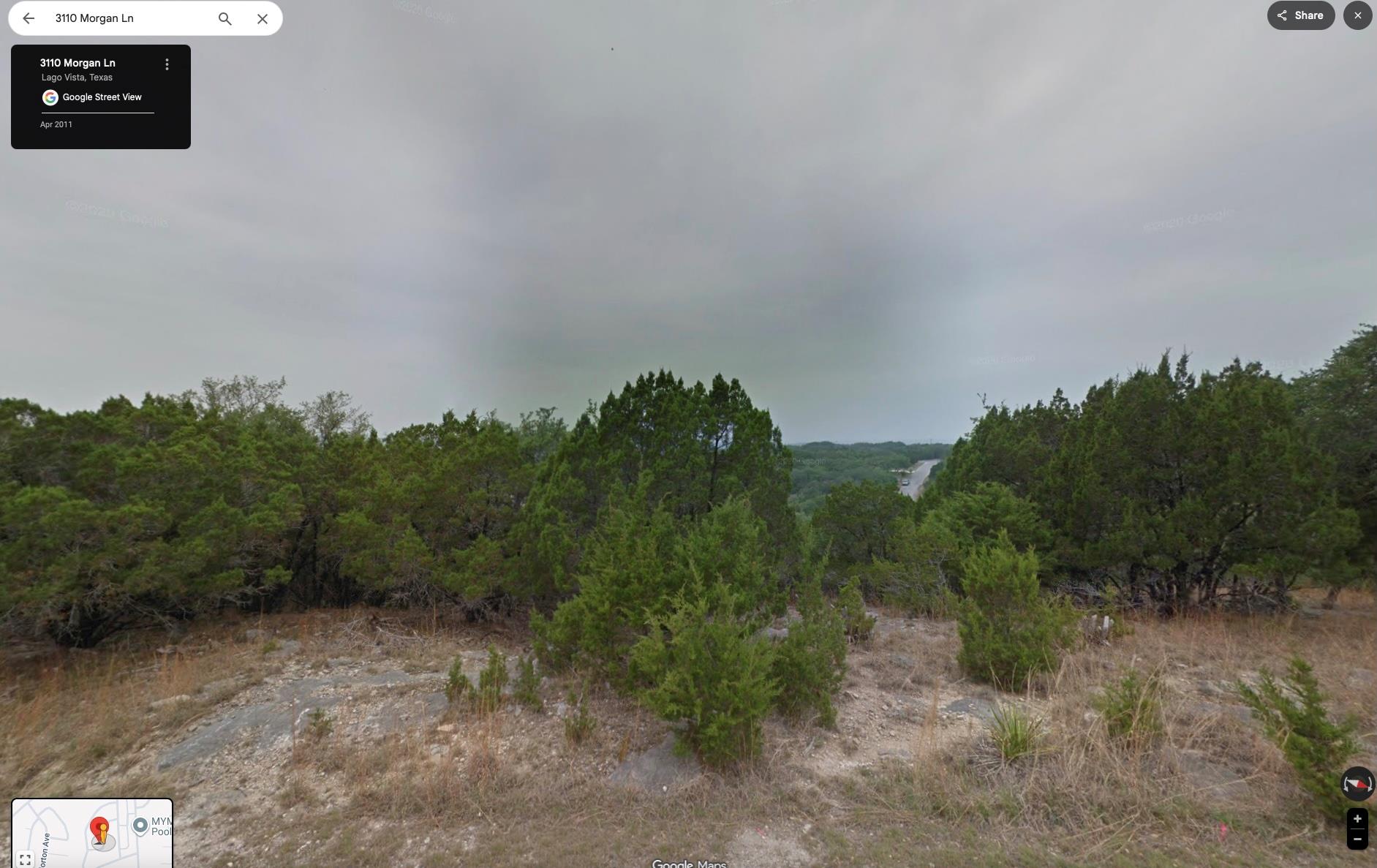 View of woods
