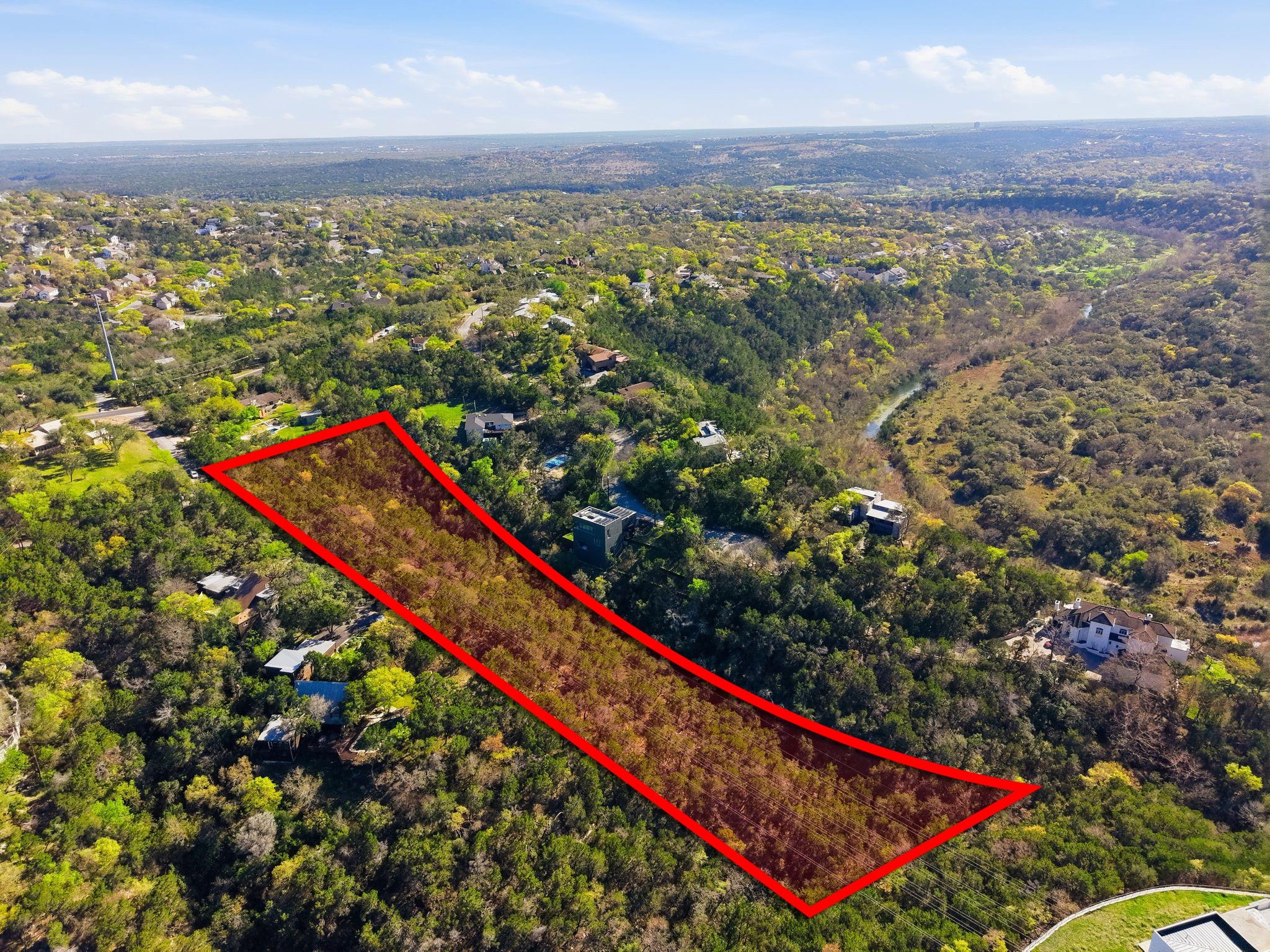 Aerial view of property's location featuring prop