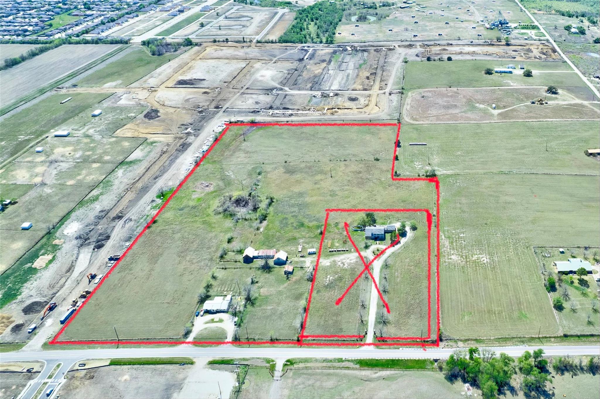 Map / location featuring property parcel outlined