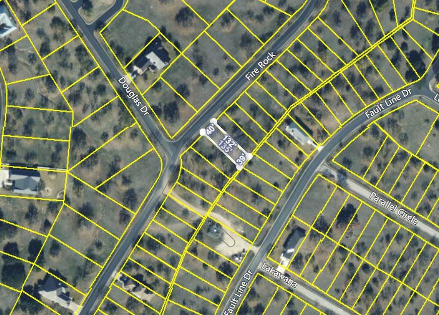 Map of property location featuring property bound