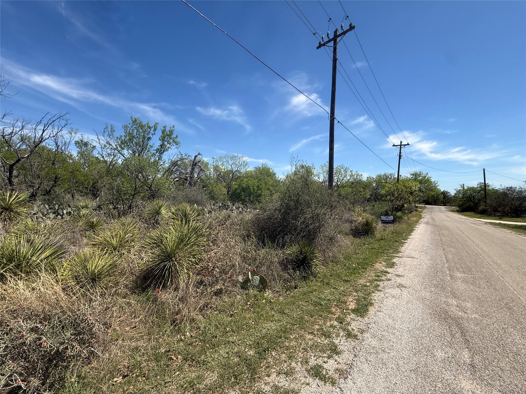 View of asphalt street