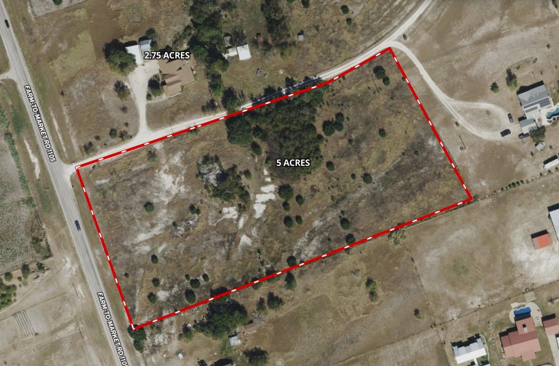 Map / location featuring property parcel outlined