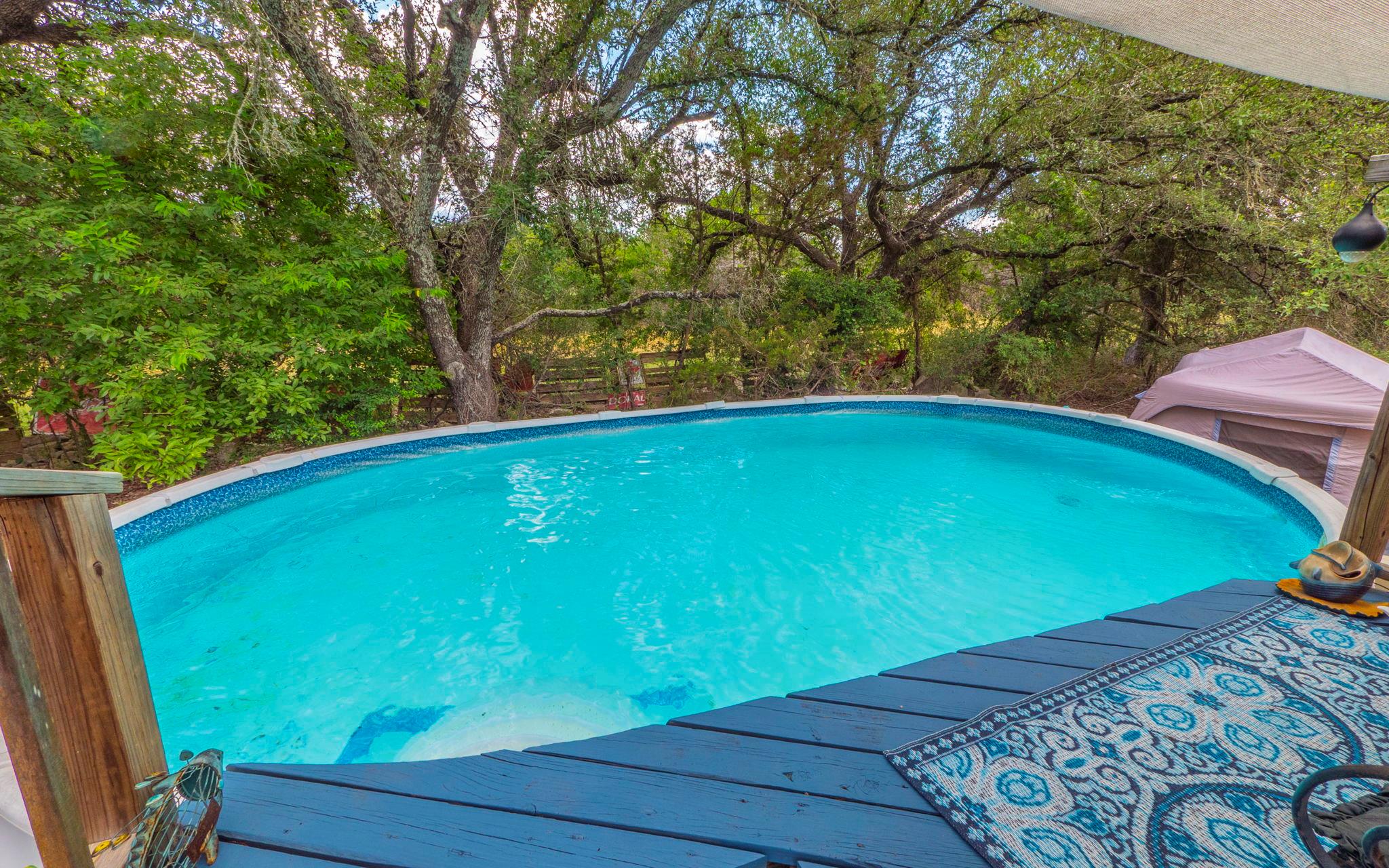 View of outdoor pool