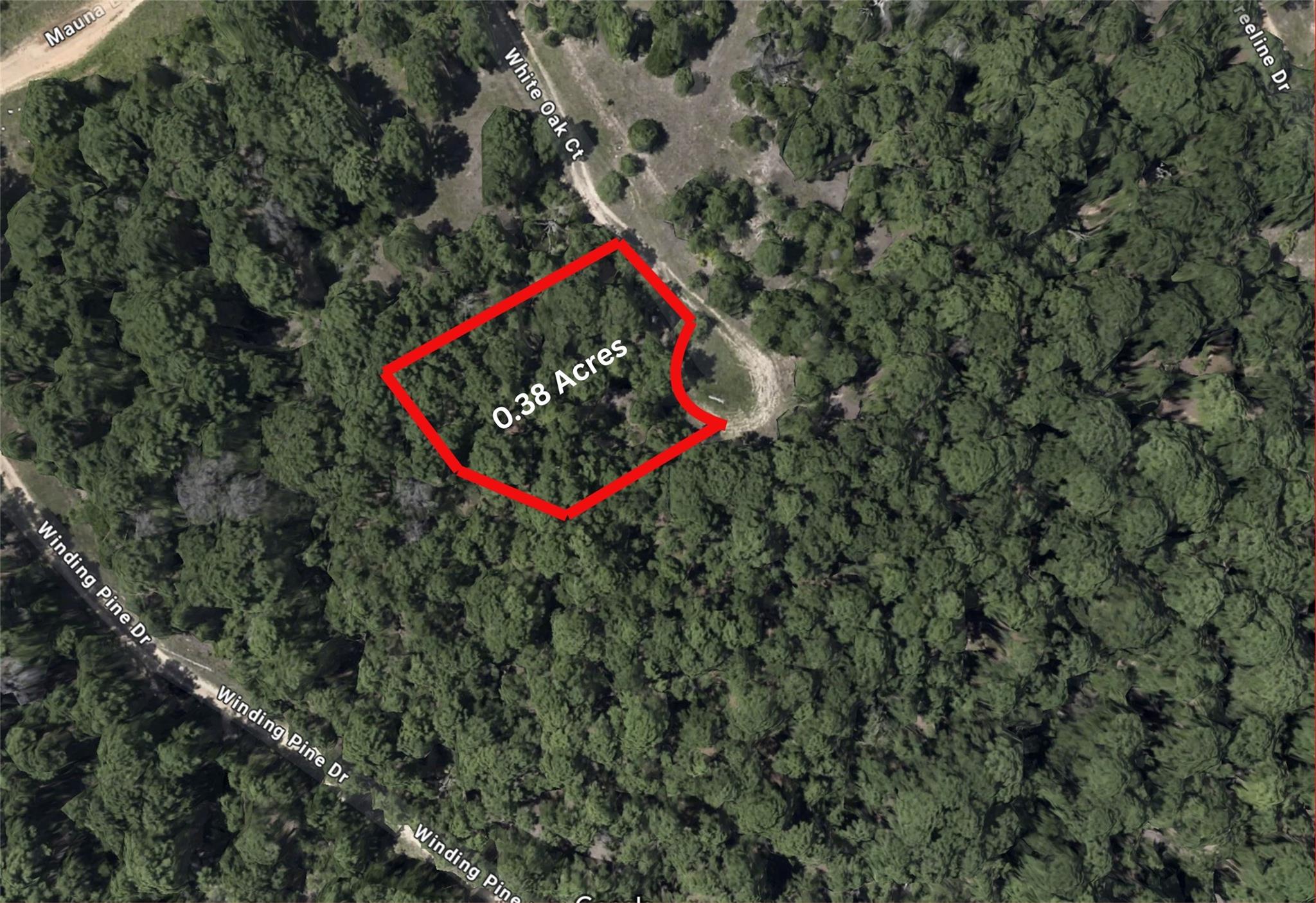 Map / location featuring property parcel outlined
