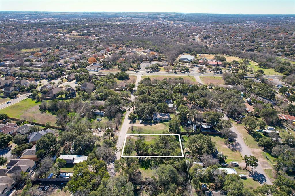 Aerial perspective of suburban area featuring pro