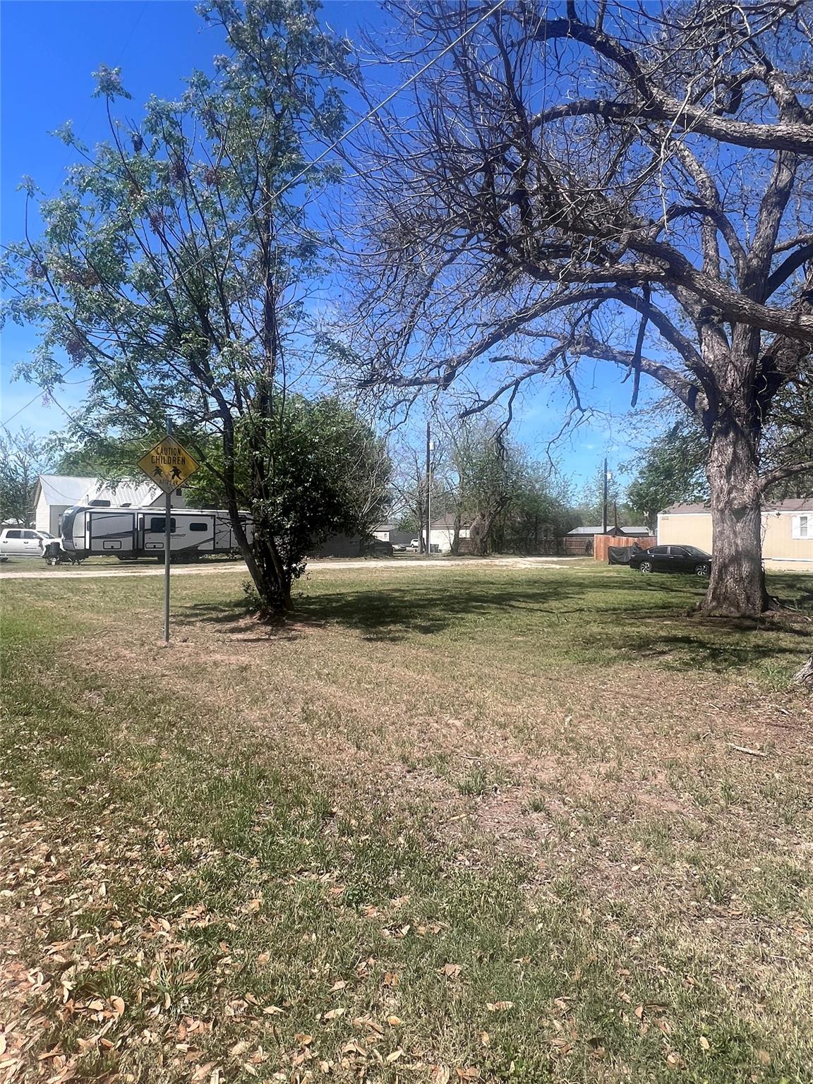 View of green lawn