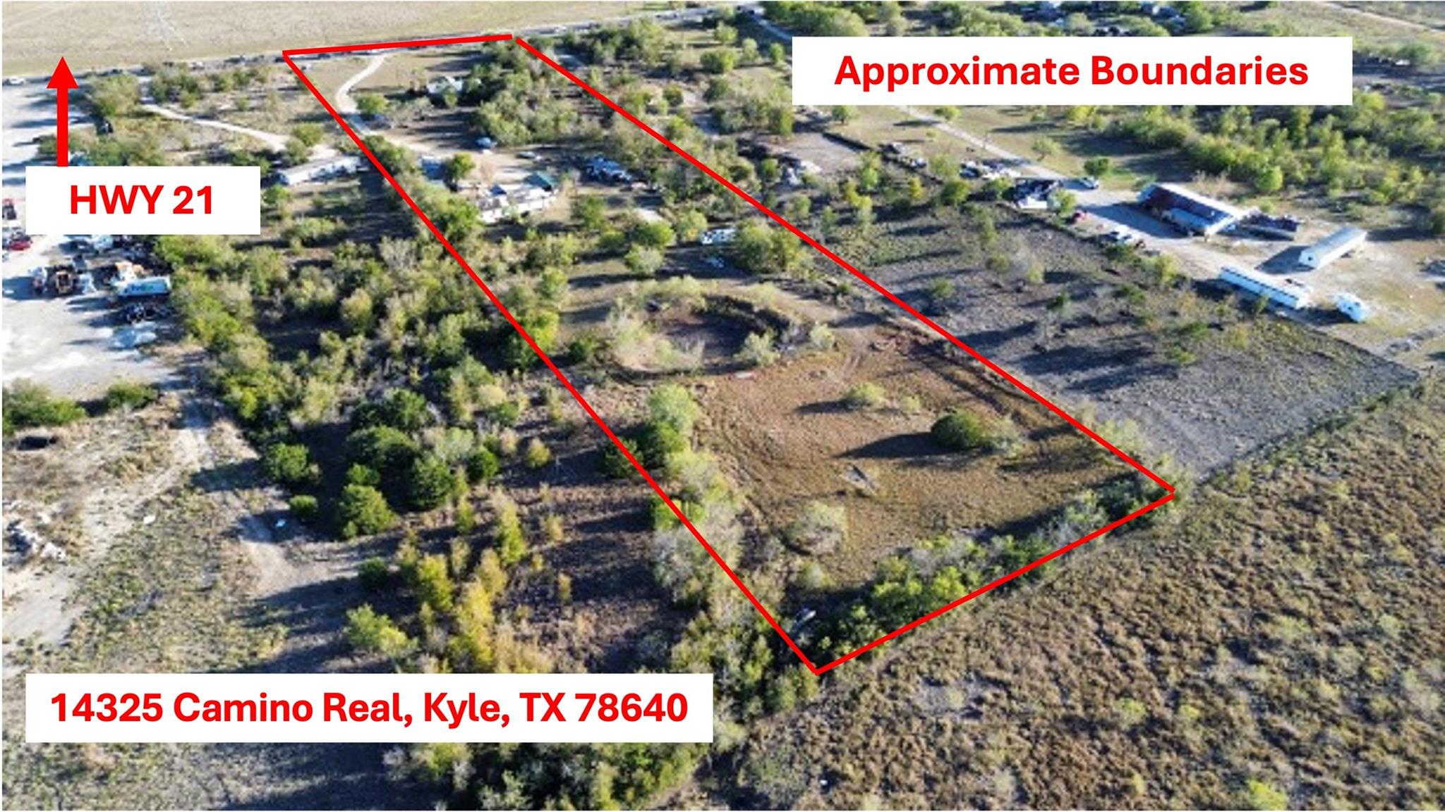 Map / location with property boundaries highlight