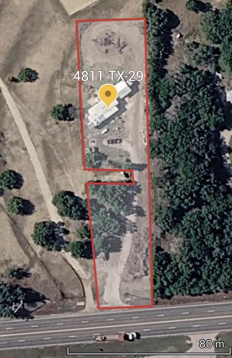 Map / location featuring property parcel outlined