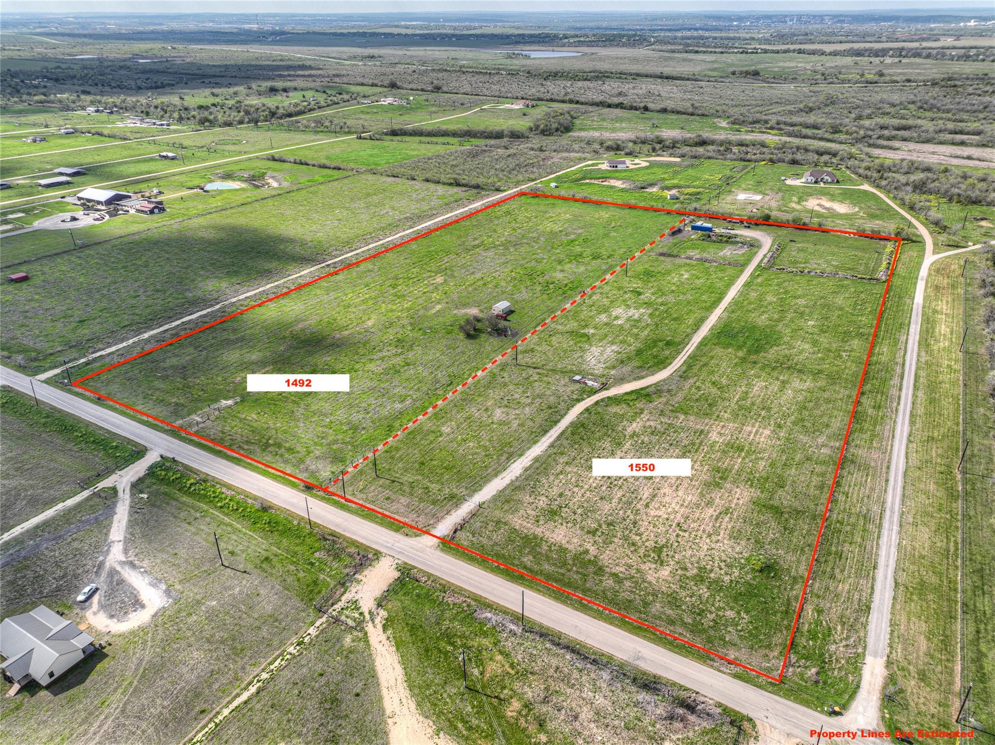 View of rural area featuring property boundaries 