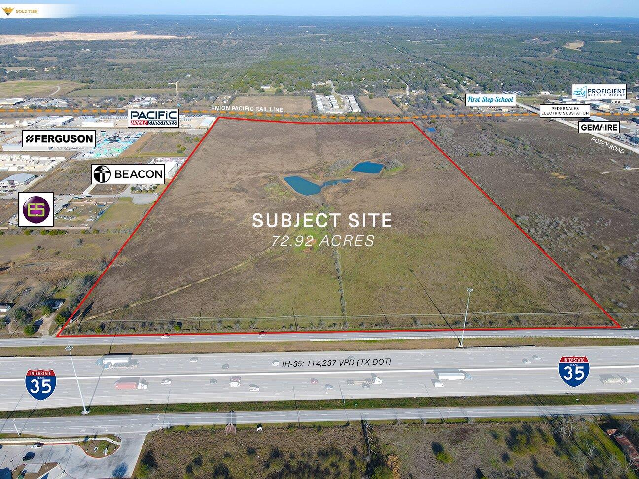 Map / location with property boundaries highlight