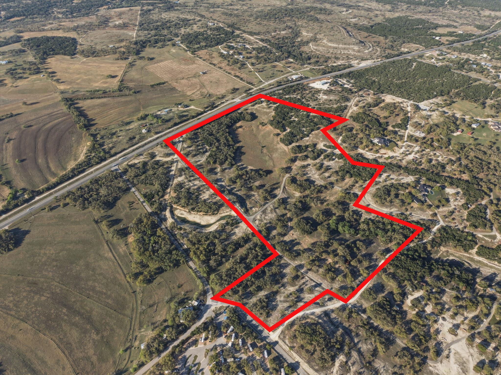 Map / location with property boundaries highlight