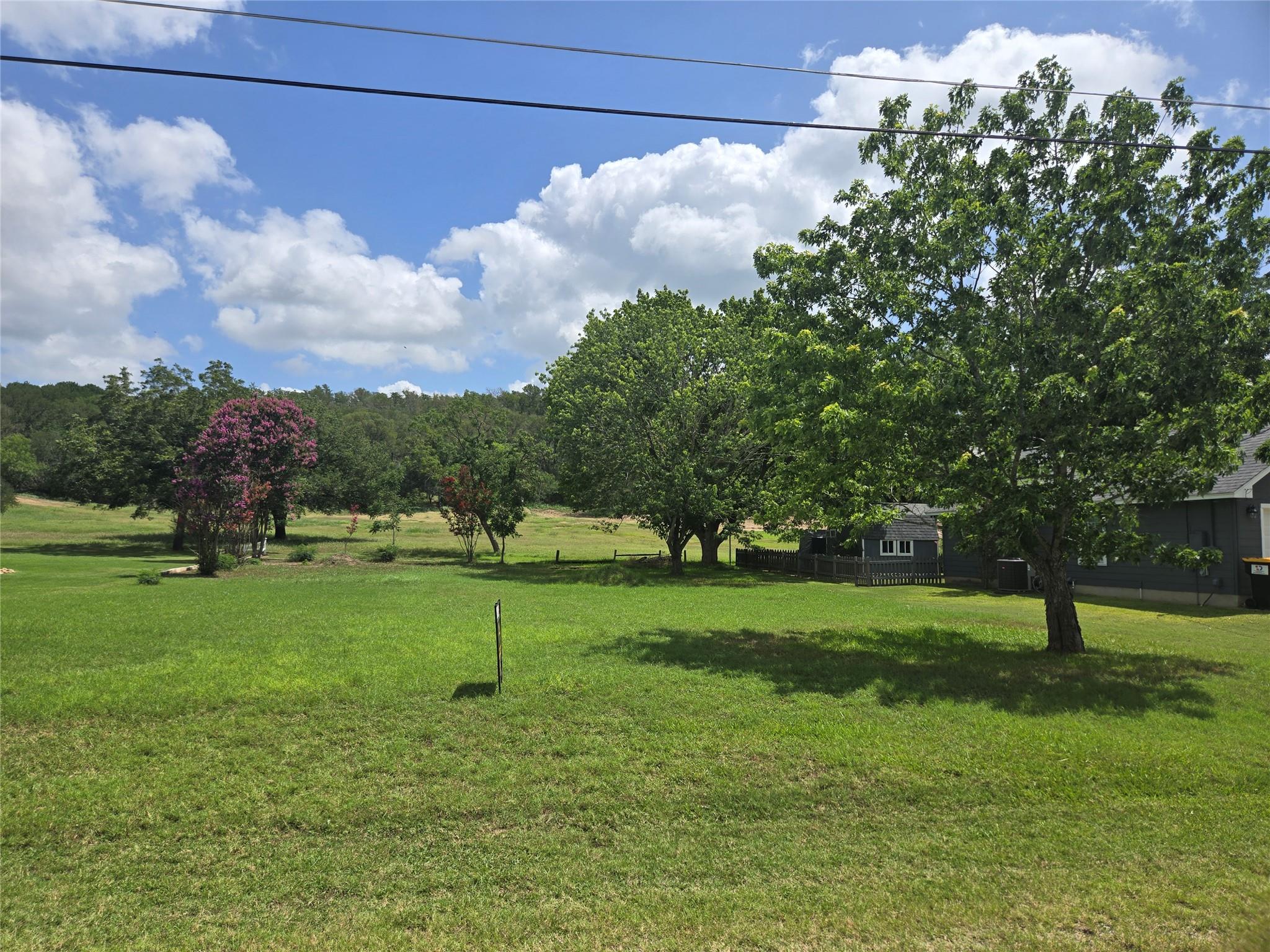 View of green lawn