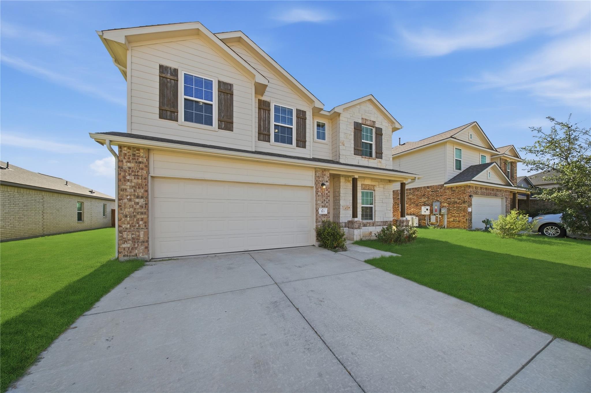This property features a two-story exterior with 