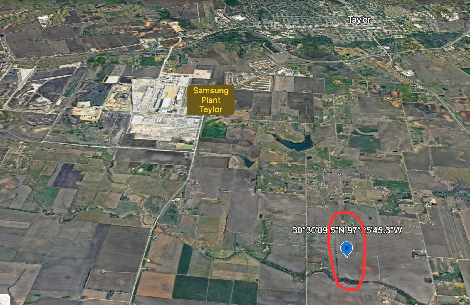 Satellite Imagery. Displaying a geographic locati