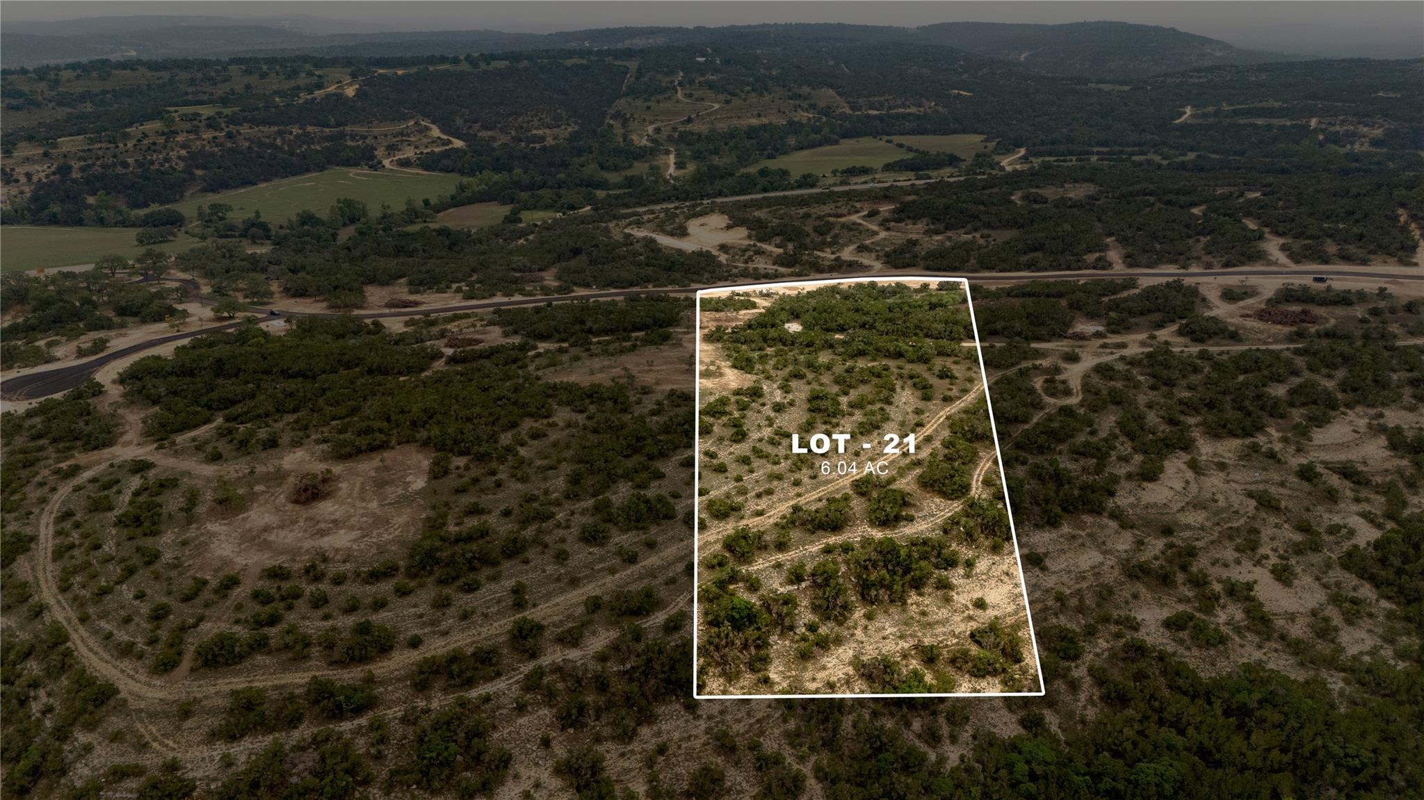 8.04-acre undeveloped lot featuring varied topogr