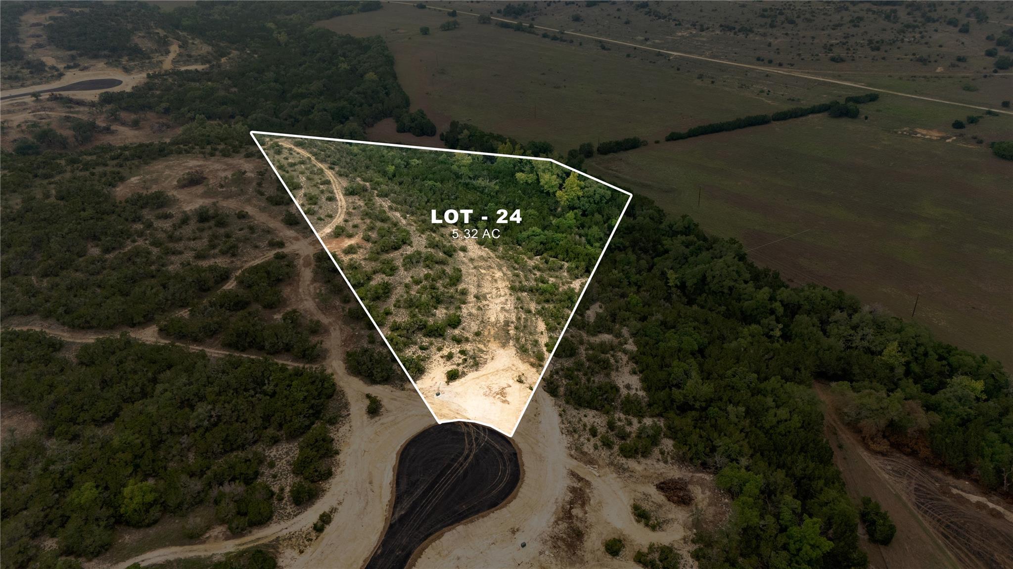 Property Parcel Map. Outlining the boundaries and