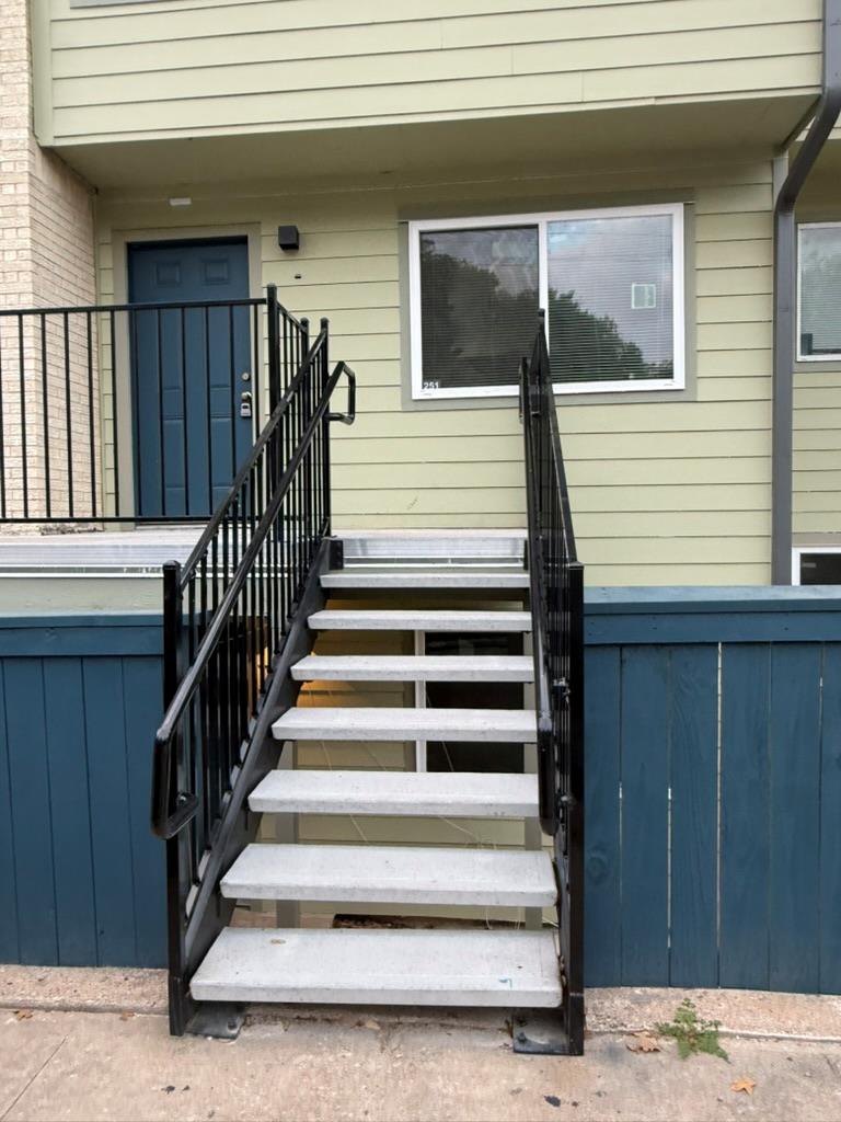 Doorway to property