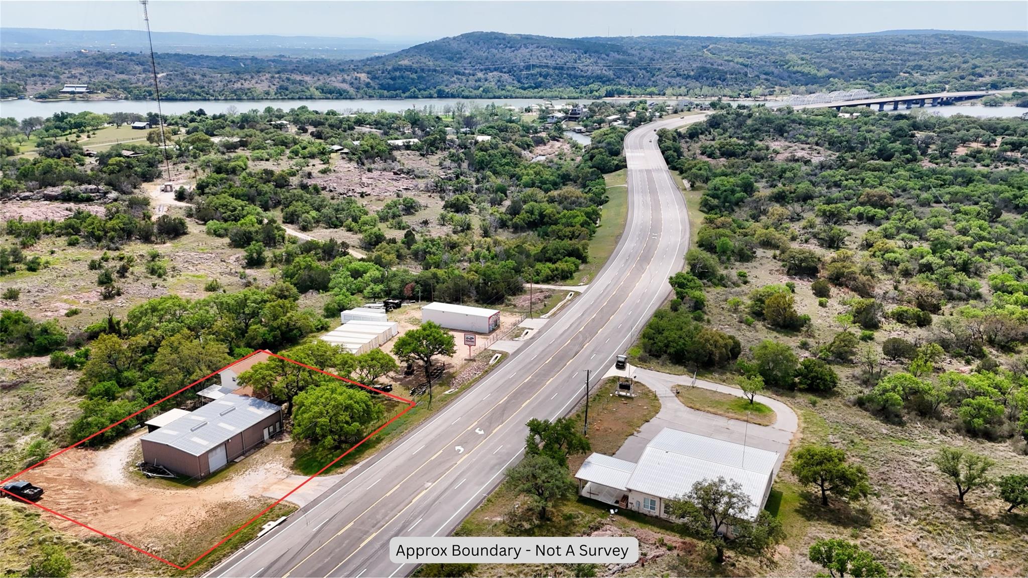 View of property location with property parcel ou
