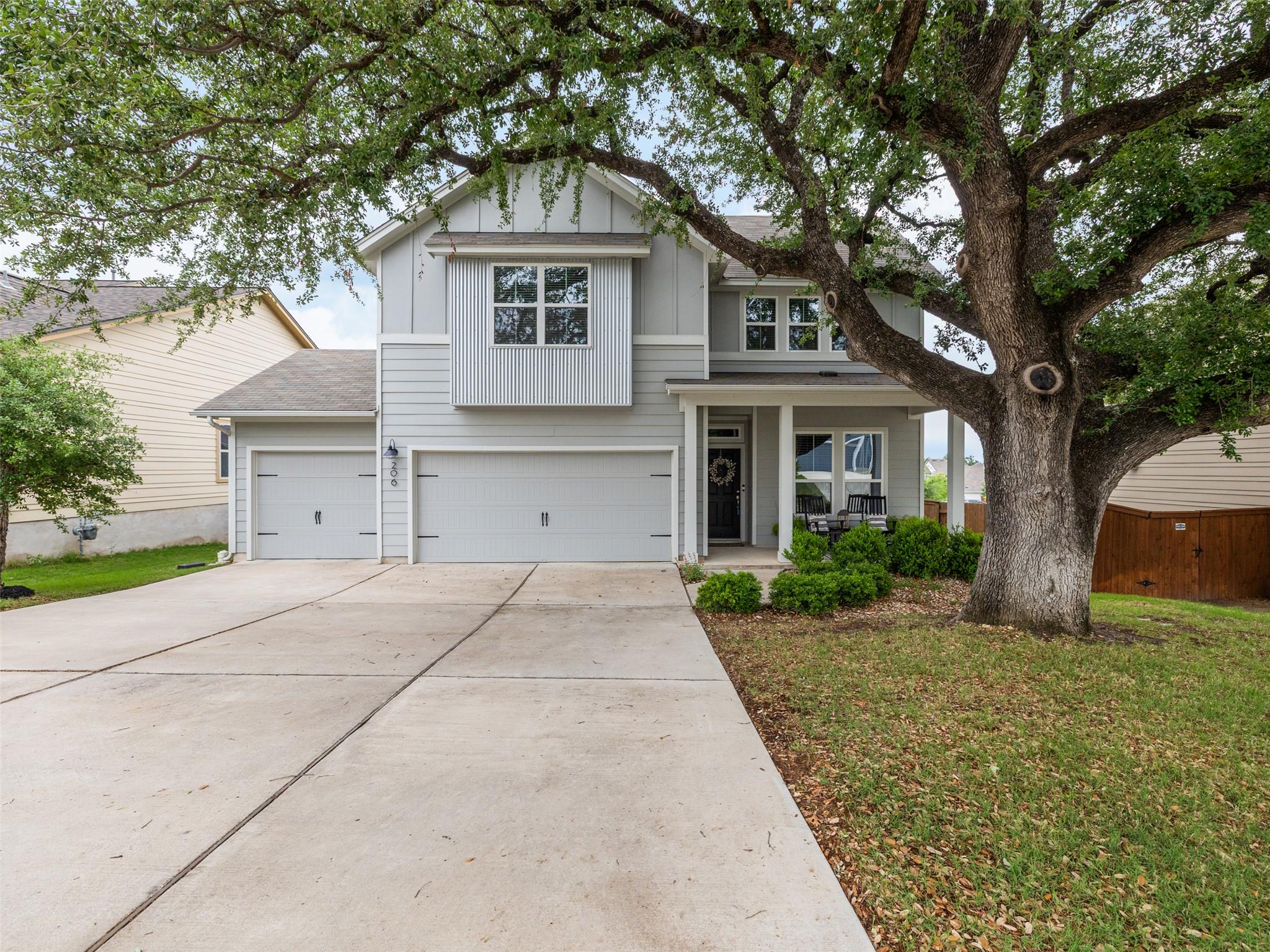 This property features a two-story exterior with 