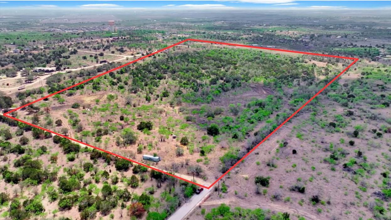 The property features a substantial land area, ch