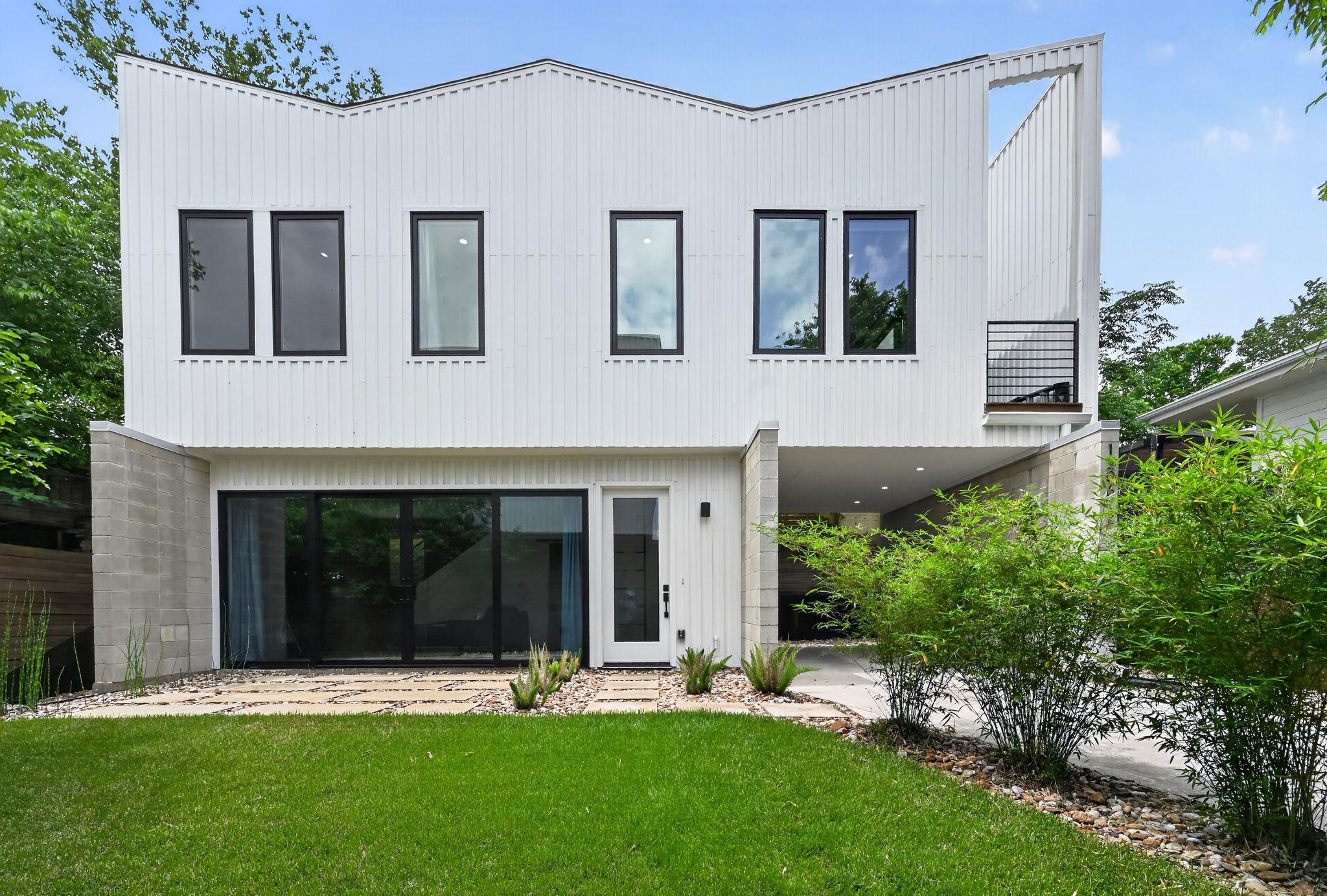 The property features a contemporary architectura